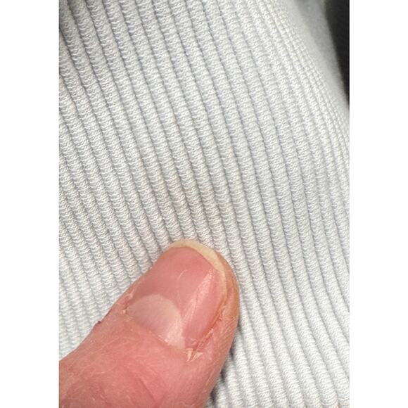 VARLEY Milano Half Zip Sweat Textured Cropped Pullover Sweatshirt Size XS - Picture 8 of 8